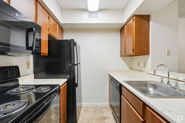 1 dormitorio, 1 baño - 650 pies cuadrados - Cocina - The Gallery Apartments