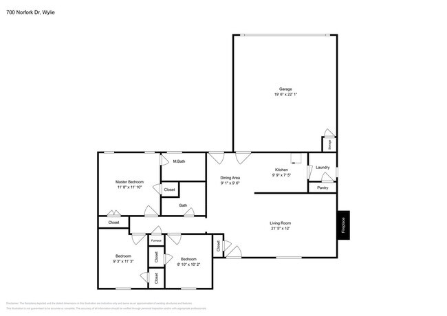 Foto del edificio - Spacious 3-Bed, 2-Bath Home with Garage, F...