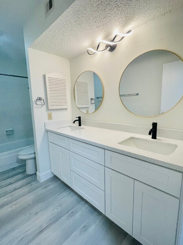 Bathroom with new vanity - 7900 N Stadium Dr