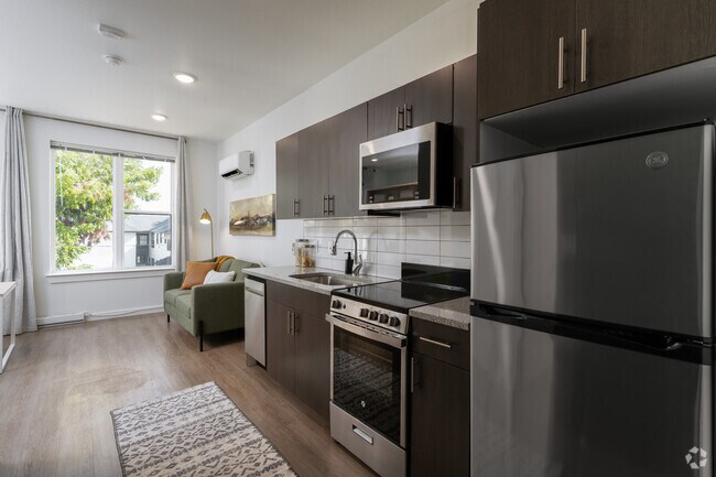 Estudio, 1BA - 346SF - Cocina - CoHo Apartments