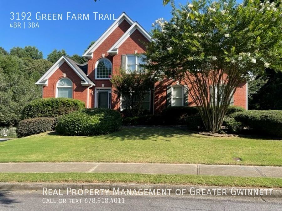 Bright 4 Bedroom Home with the Master on t... House Rental in Dacula