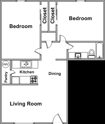 2BR - D & D Apartments
