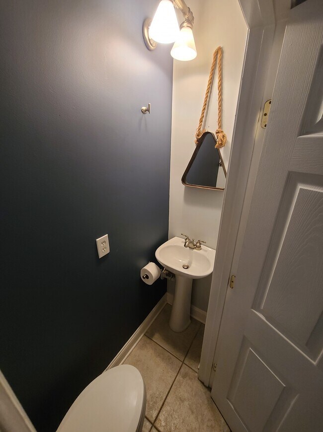Half bathroom off the kitchen - 903 R St NW