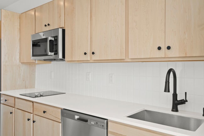 Studio S3 Model Kitchen - The Common Place Apartments
