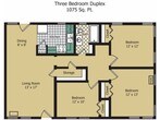 Three Bedroom Duplex