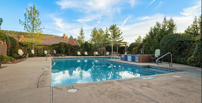 Pool is open daily to help cool down on those summer days. - 25 Desert Willow Ln