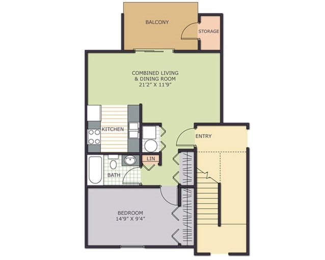 1BR/1BA - Tipton Terrace