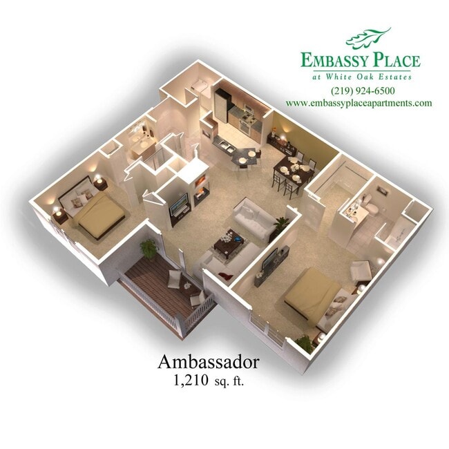 Interior Photo - Embassy Place Apartments