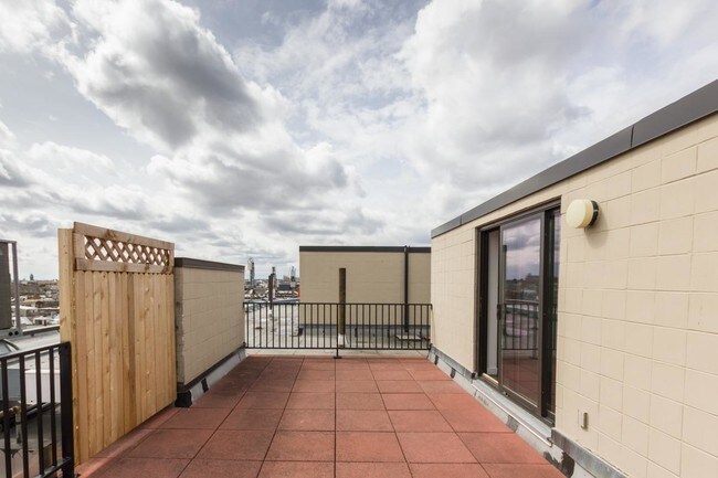 Roof deck with access to study - 530 S 2nd St