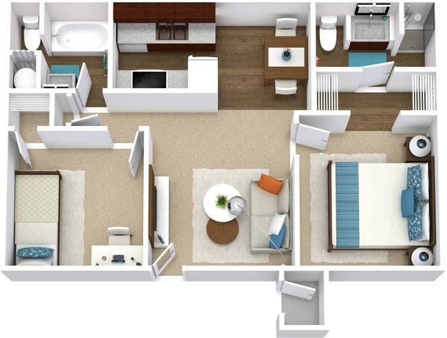 C2G Dos dormitorios - Omnia Baseline