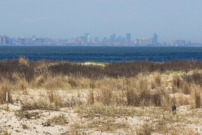 Sandy Hook Beach sports a view of Manhattan.