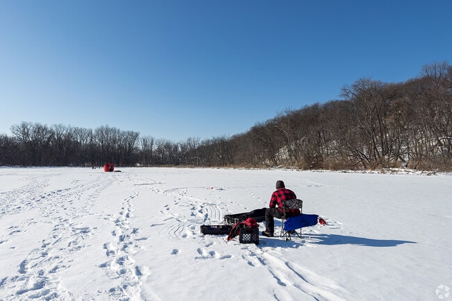 Even during the winter, residents get outside.