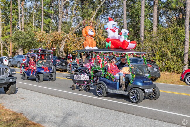 Dozens of residents love to participate in the annual Hanahan Holiday Parade.