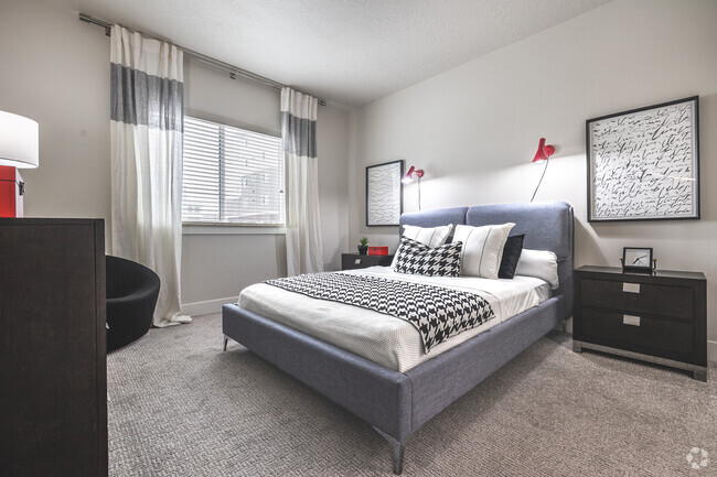 1BR, 1BA - 700SF - Bedroom - Lehi Tech Apartments