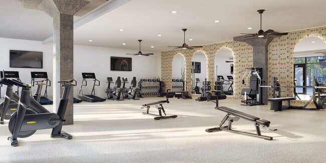 Fitness Center Rendering - Wixby House