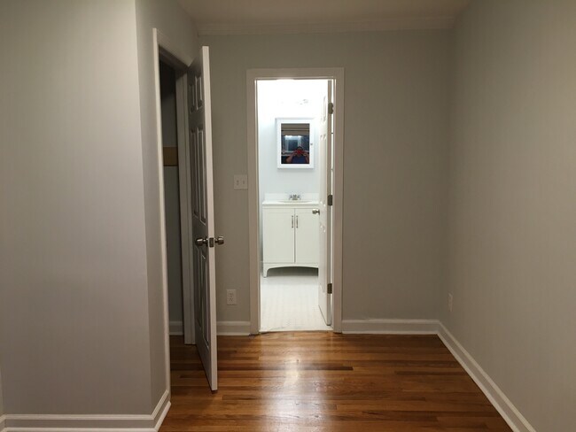 Bedroom looking into Bathroom - 407 Stirling Ave