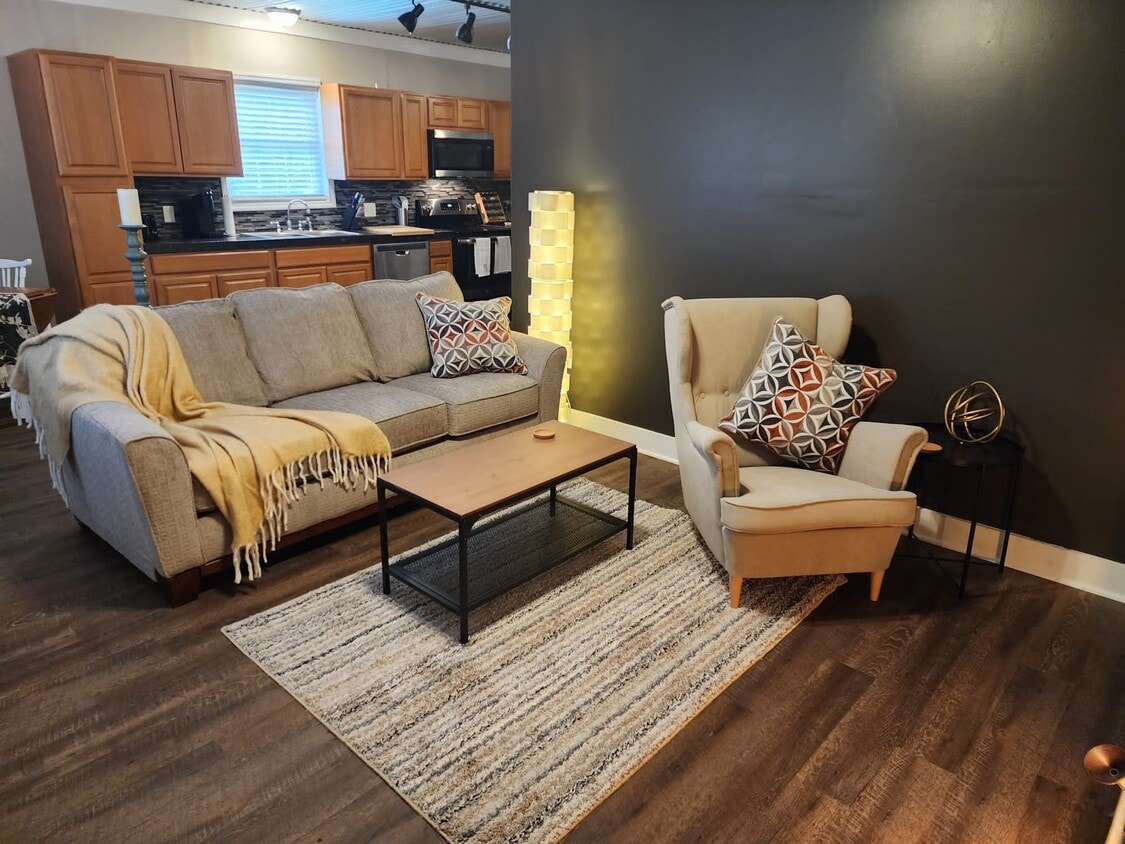 Fully Furnished Living Room - 118 Blyth Rd
