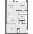 1 Bed/1 Bath Den-A-1C