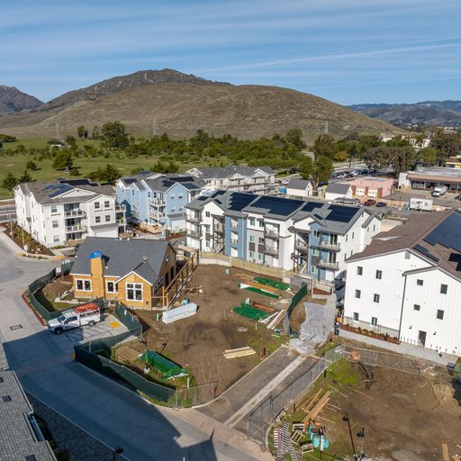 Overview of building and where pool and clubhouse are located - 845 Madonna Rd