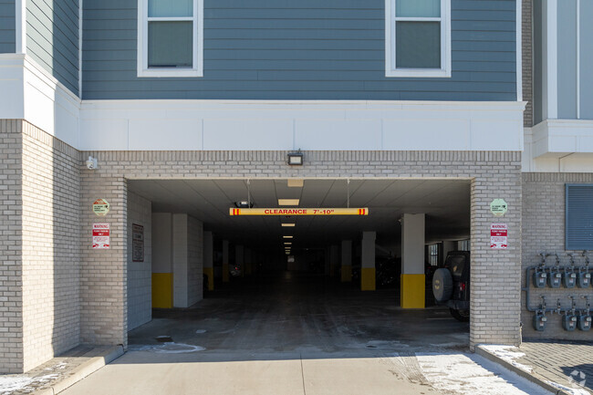 Covered Garage Entrance - SS Adams Luxury Rentals