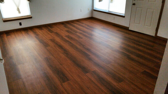New Planking Floor in Living Room - 1016 Augusta Ln