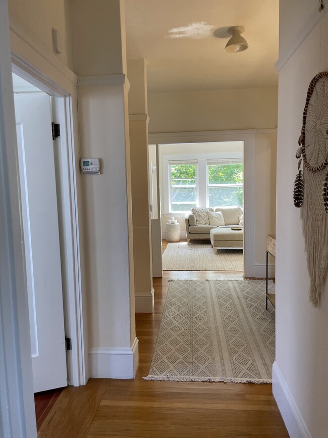 Hall view into Living Room - 5917 Chabot Rd