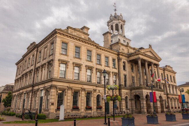 Victoria Hall is the city hall of Cobourg, ON.