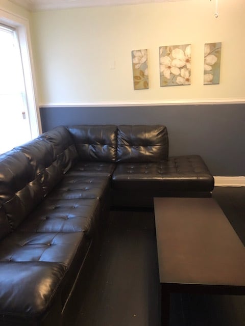 Living room - stged - 4134 W 24th Pl