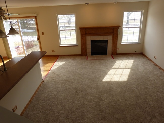 Living Room with Fireplace - 16031 Tiger Dr