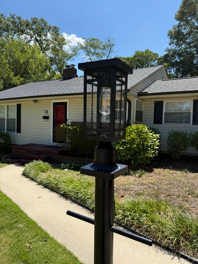 Solar Light helps to light the walkway - 18 Waters Ave