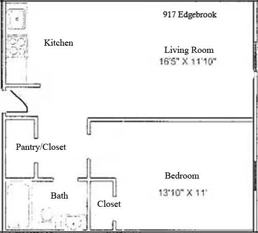 1BR/1BA - 917 Edgebrook Dr