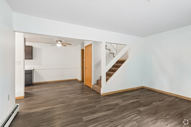 3BR, 1.5BA - 1,300SF - Living Room - Chateau Townhomes