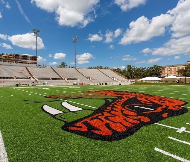 Bragg Memorial Stadium is named for father and son Jubie and Eugene Bragg