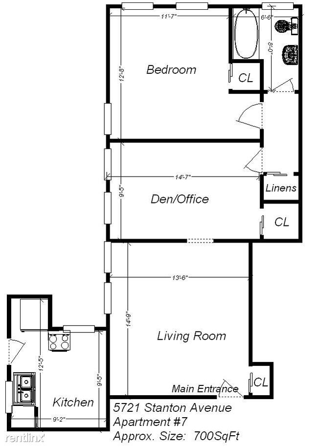 Building Photo - 1 br, 1 bath  - 5721 Stanton Ave Apt 7