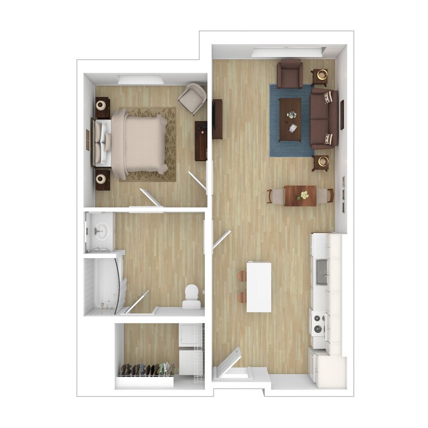 Plano de planta - The Louise on Western