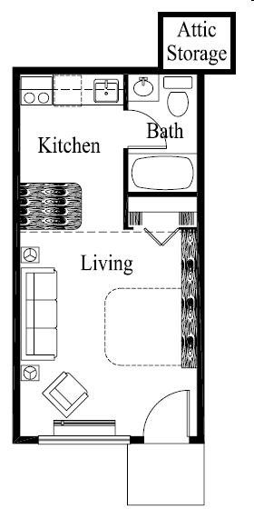 Studio - Parkwood Village Apartments