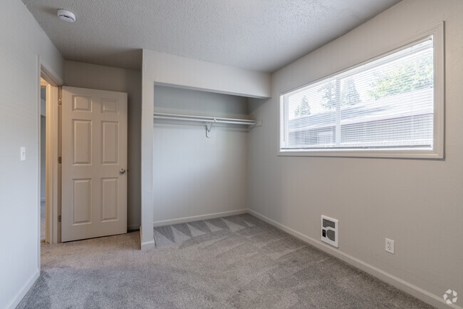 2BR, 1BA - 855SF - Bedroom - Willow Lake Apartments