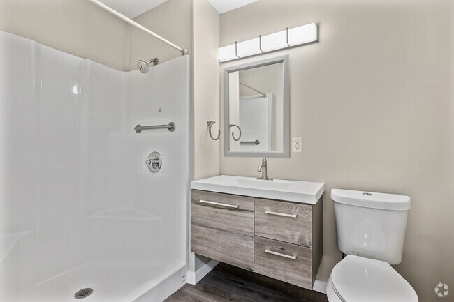 1 dormitorio, 1 baño - 750 pies cuadrados - Baño Skyler - West End Lofts