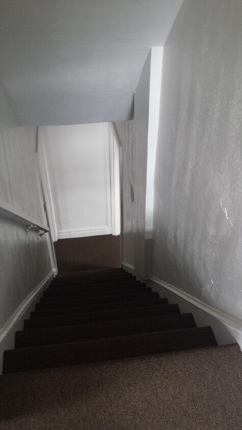 Stairway looking down from 2nd to 1st floor - 70 Glenbury St