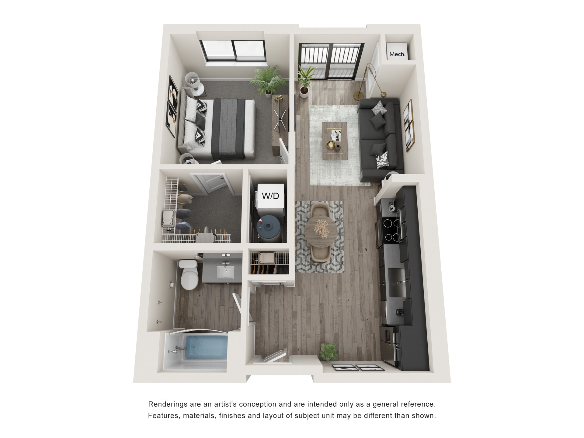 The Abbey Townhomes and Flats – 1bdx1ba