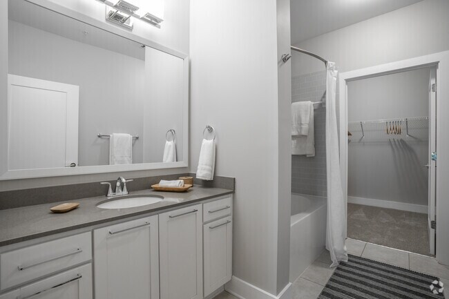 2BR, 2BA - 1,066SF - Primary Bathroom - Reserve Ballpark