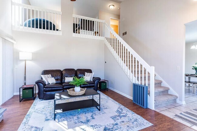 Living Room and Loft - 9910 Oak Trail Rd
