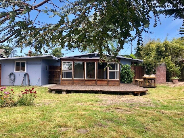 View of house from private backyard - 1225 Spear Ave