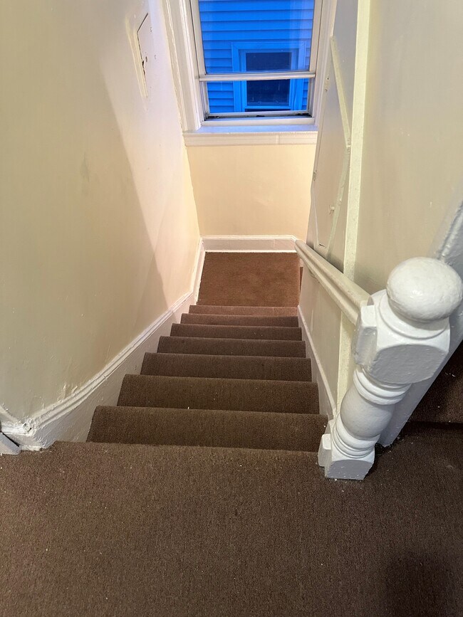 Stairway upstairs to unit - 27 Treno St
