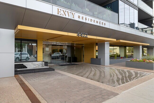 Welcome to Envy Residences, staffed entry and concierge just inside - 4422 N 75th St