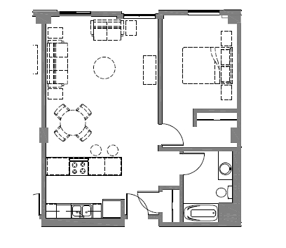 1BR/1BA - Lincoln Terrace Apartments