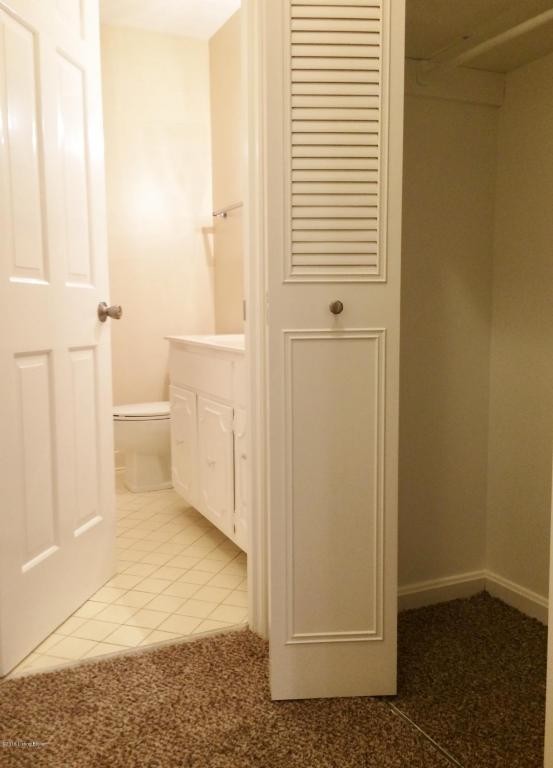 hall view of condo guest bath - 509 Highwood Dr