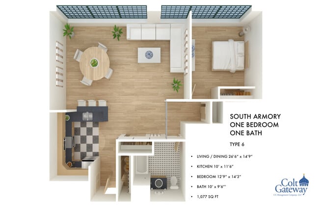 Unit 424 - Colt Gateway Apartments