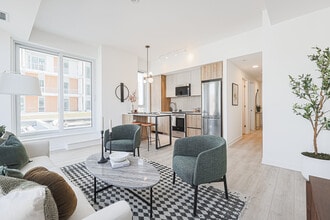 2-Bed, 2-Bath: Living Room - Daniels MPV2