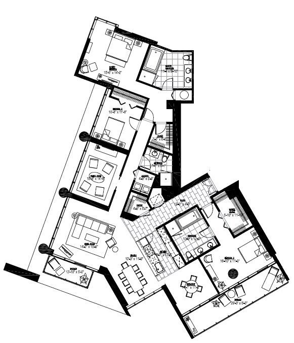 Signature Place Tower Apartments Saint Petersburg Fl 3br 3ba Signature Place Tower